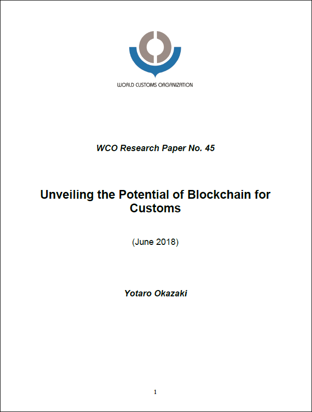 WCO-Unveiling the Potential of Blockchain in Customs